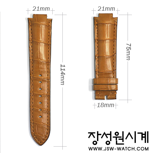 [루이비통] 탕부르 가죽밴드 21mm